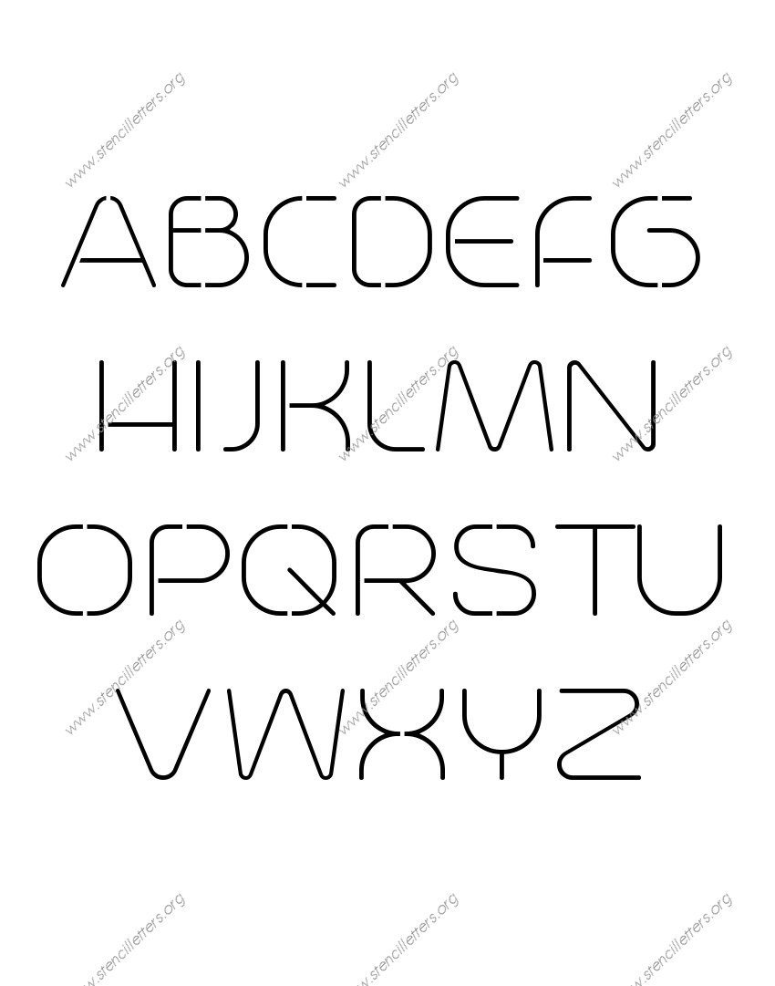 Modern Elegant Custom Made to Order Stencil