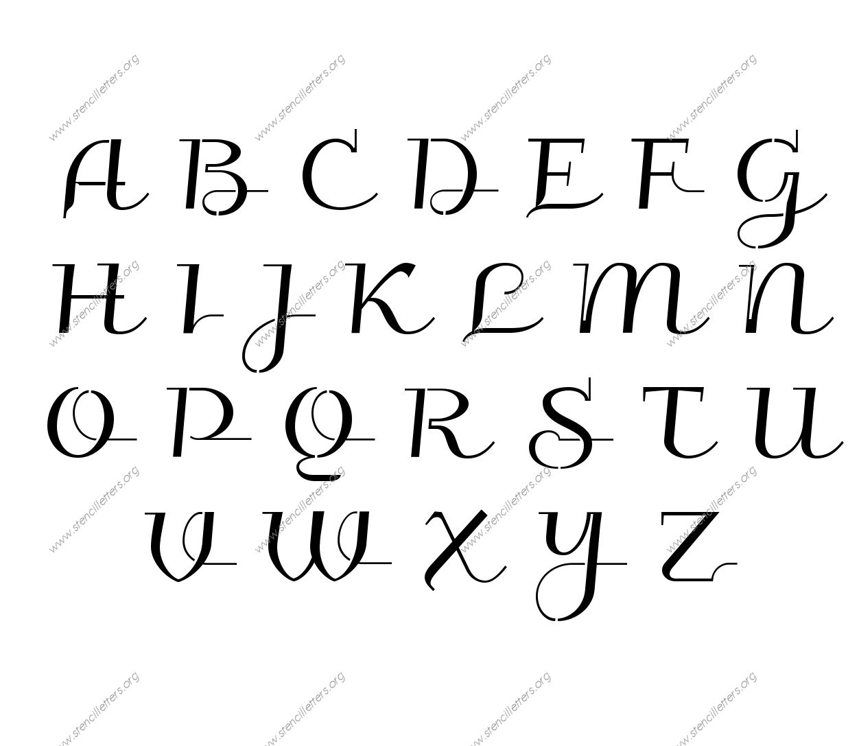 Wedding Calligraphy Custom Made to Order Stencil