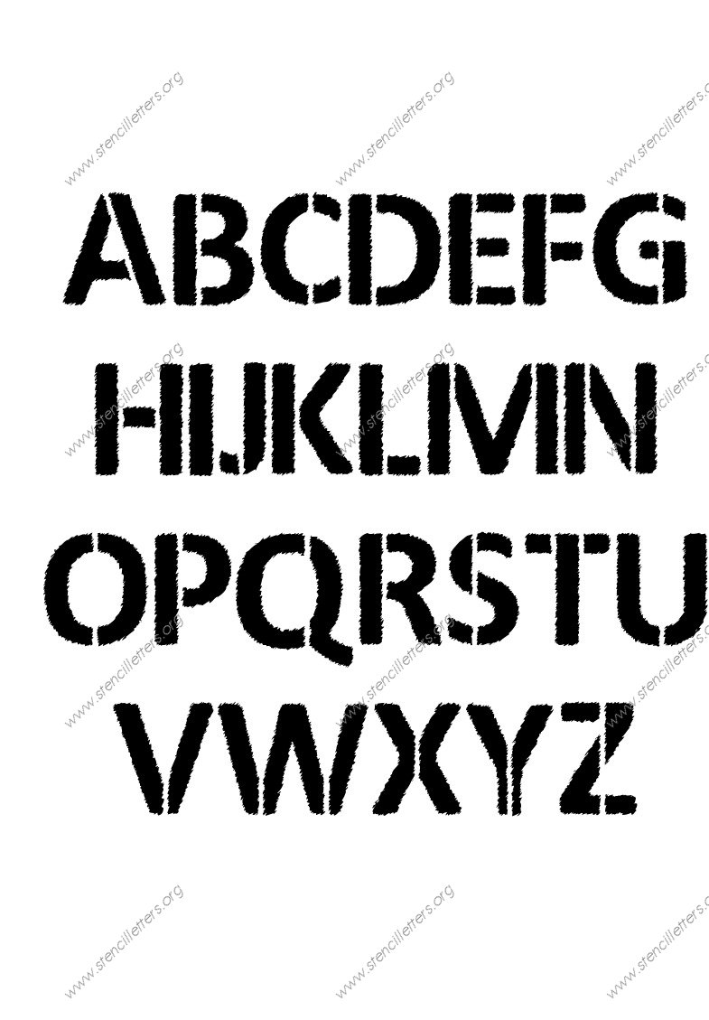 Woodcut Novelty Custom Made to Order Stencil