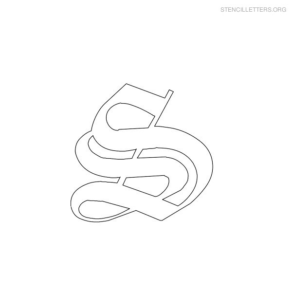 Stencil Letter Gothic S