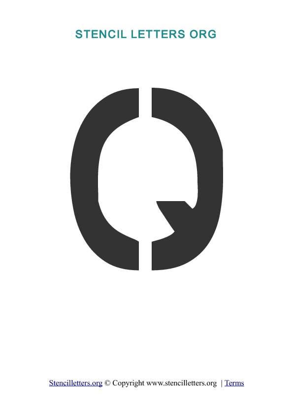 PDF Stencil Template Q